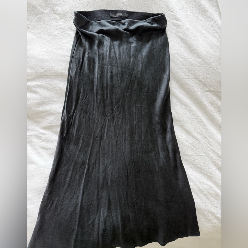 Quince Black Skirt